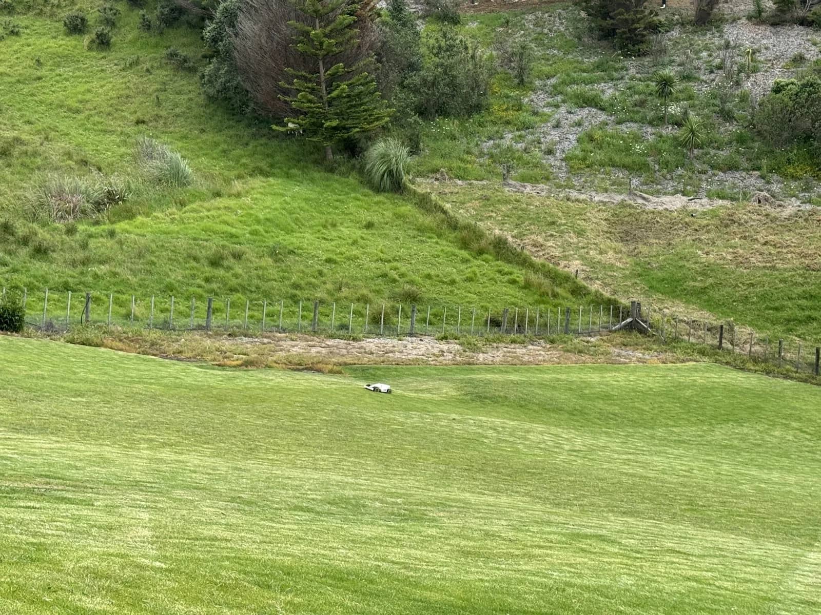 Where’s Robbie? Are we giving up on our robot lawnmower?