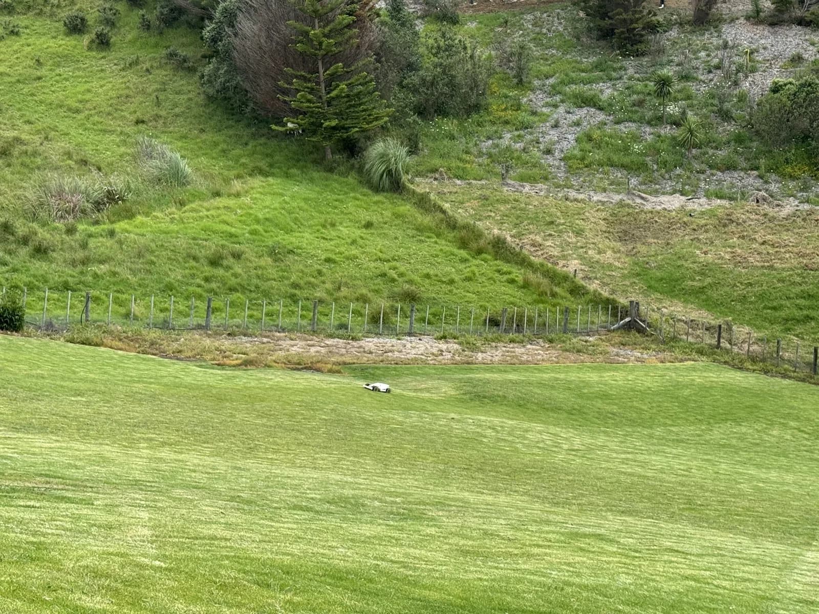 Where’s Robbie? Are we giving up on our robot lawnmower?